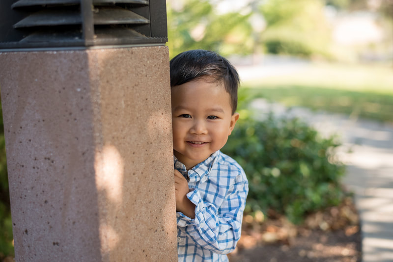 candid outdoor toddler portrait photo